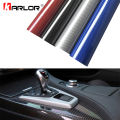 30x100cm 5D High Glossy Carbon Fiber Vinyl Wrap Film Auto Car Truck Interior DIY Decoration Sticker Car Styling Accessories. 