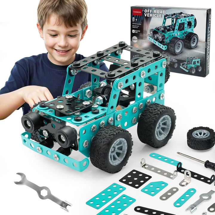 Building Toys Model Truck Set STEM Building Projects Model Car Kit Toys ...