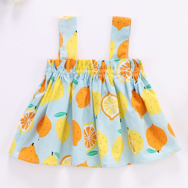 Summer%20Newborn%20Baby%20Clothes%20For%20Girls%20Boys%20Set%20Print%20Thin%20Mini%20Dress%20And%20PP%20Shorts%202Pcs%20Set%20Infant%20Baby%20Clothing%20Outfit%206-24M%20-%20Image%205