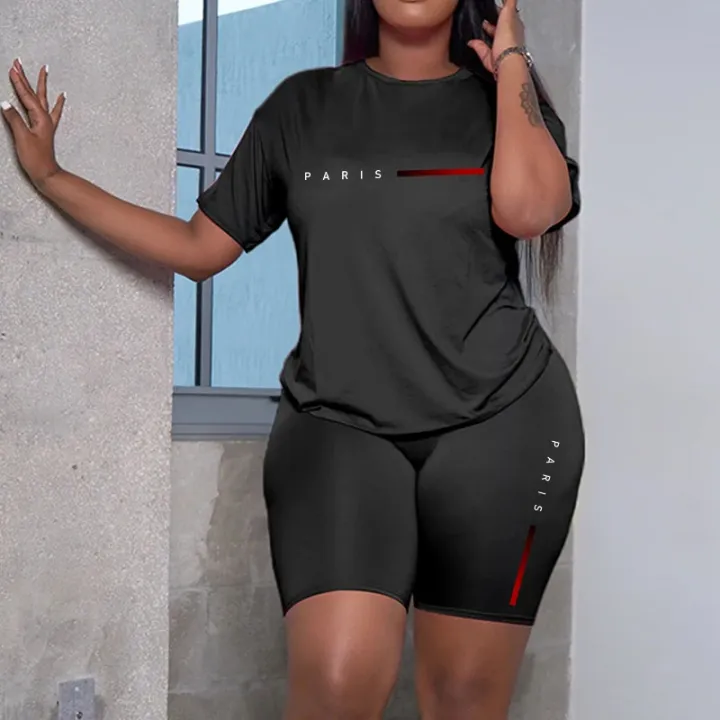 Women's%20Tracksuit%20Casual%202026%20Summer%20Two%20Piece%20Sets%20Hot%20Sales%20Fashion%20Quality%20O-Neck%20Short%20Sleeve%20Sports%20T-Shirts%20Daily%20Clothing%20-%20Image%202