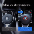 Car Styling Decoration Ring Steering Wheel Circle Sticker for BMW 1 2 3 5 Series M3 M5 E36 E46 E60 E90 E92 F30 F31 F25 X1 X3 X5.