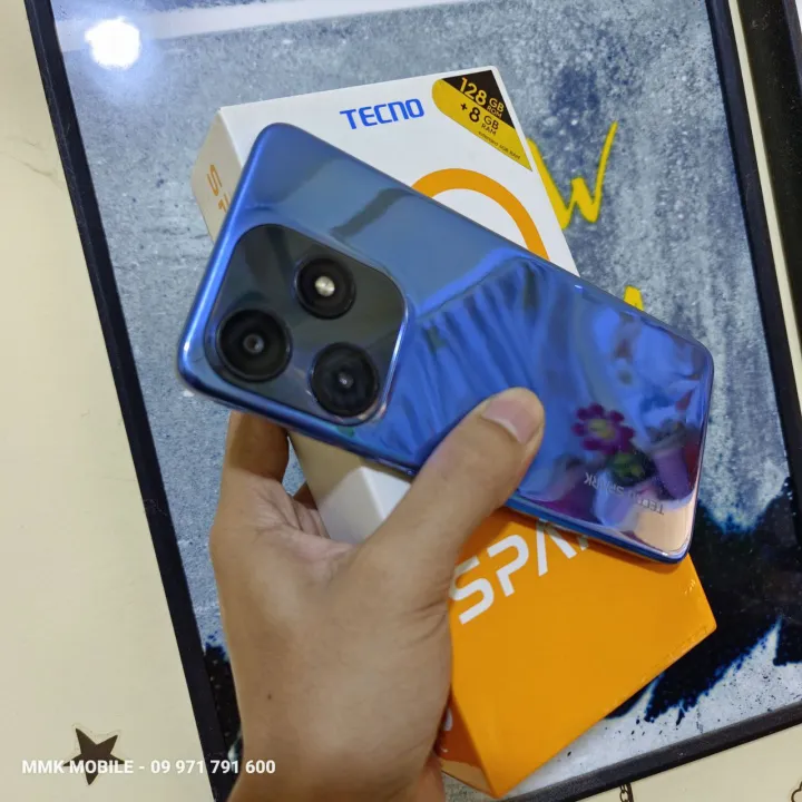 Tecno%20Spark%2010C%20(128GB)%20(side-mounted%20Fingerprint)%20(5000mAh%20B@ttery)%20(Second%20Hand)%20(MMK%20Mobile)%20-%20Image%203