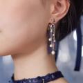 Genshin Impact Furina De Fontaine Cosplay Earrings Women Focalors Ear Clip Fashion Eardrop Jewelry Accessorie. 