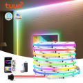 DC12V WS2811 IC RGB Neon LED Strip 1M 2M 3M 5M WiFi COB RGBIC Tape Work With Tuya App/Smart Life/Alexa/ for TV Backlight lightify. 
