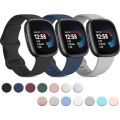 Sport Band For Fitbit Versa 3 Strap Smartwatch Wristband Accessories Watchbands Soft Silicone Bracelet For Fitbit Sense Versa3.