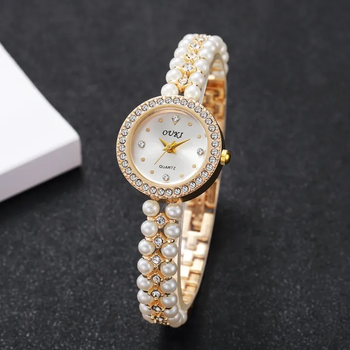 Fashion%20Women's%20Watches%20Ladies%20Imitation%20Pearls%20Alloy%20Band%20Analog%20Quartz%20Wristwatch%20Reloj%20Mujer%EF%BC%88Without%20Box%EF%BC%89%20-%20Image%204