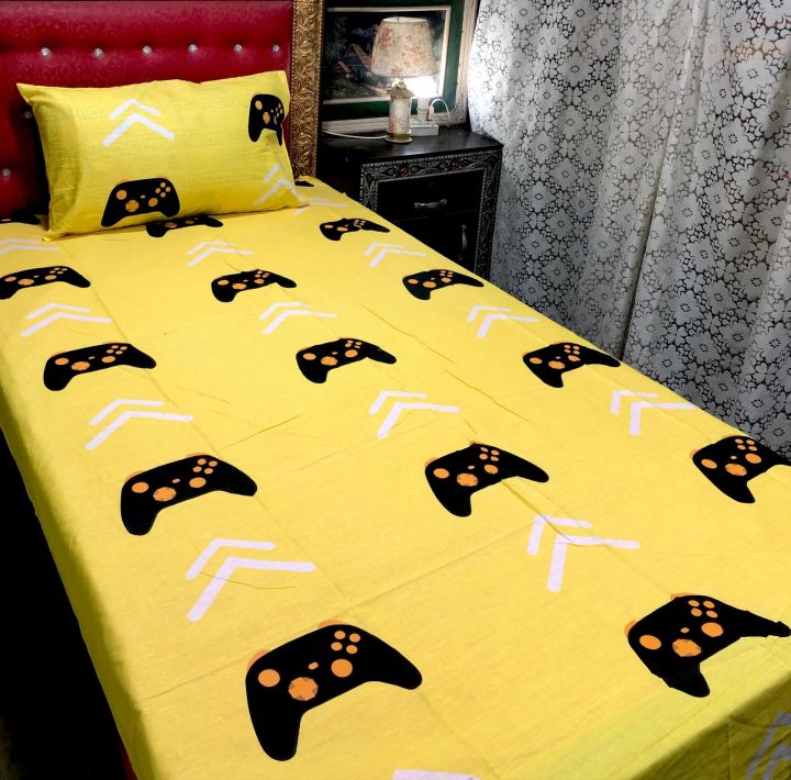 Kids%20character%20single%20bedsheet%20Spiderman%20/%20Cinderella%20/%20Sonic%20/%20ladybug%20Bedsheet%20-%20Image%203