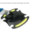 Car Door Reflective Stickers Anti-scratch Safty Warning Stickers Auto Handle Protection Film Exterior Styling Car Accessories.