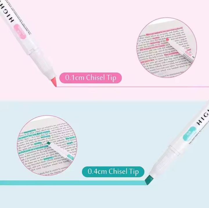 15%20pcs%20dual%20tip%20chisel%20highlighters%20midliners%20aesthetic%20stationary%20pastel%20marker%20highlighter%20pens%20-%20Image%207