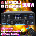 AK35/AK45/AK55 Sound Amplifiers Bluetooth Digital Amplifier for Home Car Karaoke 2 Channel HiFi Stereo AMP FM USB Remote Control. 