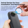 Tempered Glass Film For Insta360 X4 X5 Screen Protector Anti-Scratch Lens Guard Cap Protective Kit 360°Video Camera Accessores. 