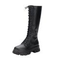Women's Mid Calf Boots Padded Shoes Knee High Winter Sneakers Punk Style Casual White Black 2024 Lucury Platform Woman.
