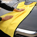 SEAMETAL Microfiber Car Washing Towel 400GSM Double-Sided Coral Velvet Clean Towels High Water Absorption Car Wash Drying Cloth.