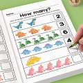 64-Page Interactive Preschool Math Workbook: Number Tracing, Addition and Subtraction Exercises - Early Education Activities for Children over 3 Years Old, Preparatory Course, for Home or Classroom Use - Educational Book for Number Recognition and Basi.... 