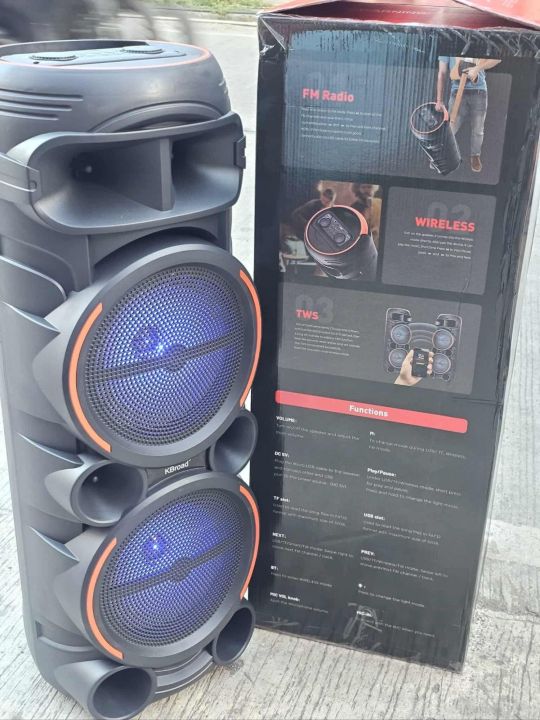 KTS-2058%20Portable%20Bluetooth%20Speaker%20%E2%80%93%20Dual%208"%20Speakers%20%7C%2030W%20Output,%20RGB%20LED%20-%20Image%203