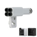 3D Printer Part 4-in-1 PTFE Adapter Material Pipe Expansion Port AMS Connect 4 Feeding Modules For Bambulab X1/P1 X1C P1S P1P.