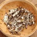 50 Pcs 15mm & 20mm Silver Brooch Base Back Bar Badge Holder Safe Lock Brooch Pins Brooch Catch Bar locking pins Base  DIY Jewelry Findings Jewelry Accessories. 