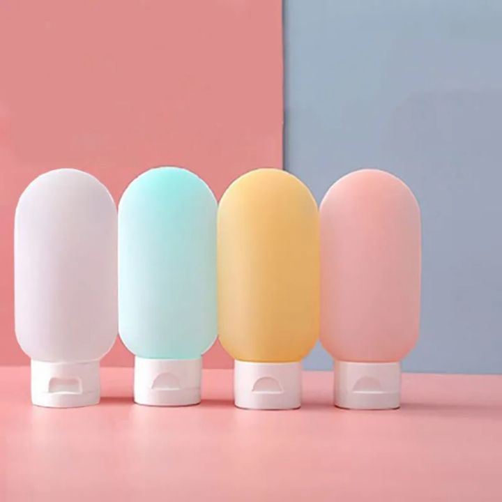 4Pcs/Set%20Travel%20Botttle%20Set%2060ml%20Refillable%20Bottle%20Soft%20Silicone%20Lotion%20Shampoo%20Container%20Squeeze%20Tube%20Empty%20Bottle%20Wholesale%20-%20Image%203