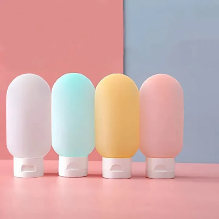 4Pcs/Set%20Travel%20Botttle%20Set%2060ml%20Refillable%20Bottle%20Soft%20Silicone%20Lotion%20Shampoo%20Container%20Squeeze%20Tube%20Empty%20Bottle%20Wholesale%20-%20Image%203