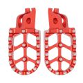 CNC Aluminum Motorcycle FootRest Footpegs Foot Pegs Pedals For HONDA CR125 CR250 CRF150R CRF250R CRF250X CRF450R CRF450X. 