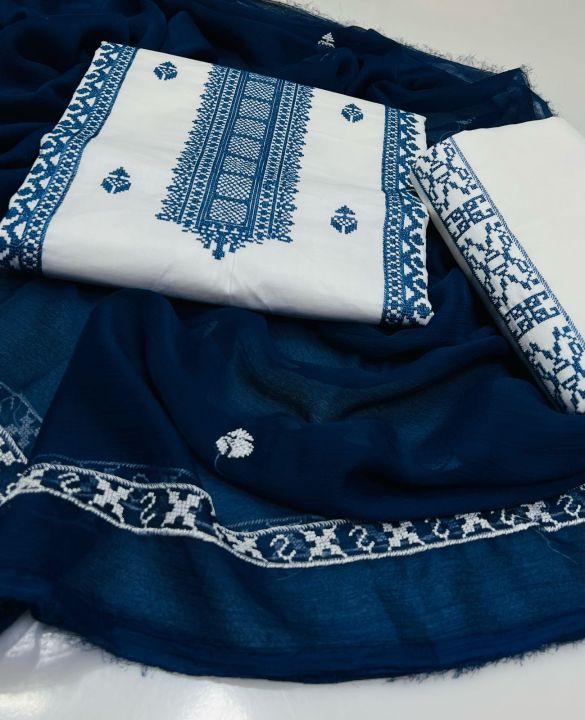 3%20Piece%20Mid%20Season%20Cotton%20Suit%20for%20Women%20%7C%20Cross%20Stitch%20Gala%20Daman%20Embroidered%20Shirt%20%7C%20Chiffon%20Embroidered%20Dupatta%20&%20Trouser%20%7C%20Ladies%20Pakistani%20Dress%20-%20Image%208