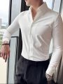 Autumn Long Sleeve Camisas Business Fashion Shirt For Men. 