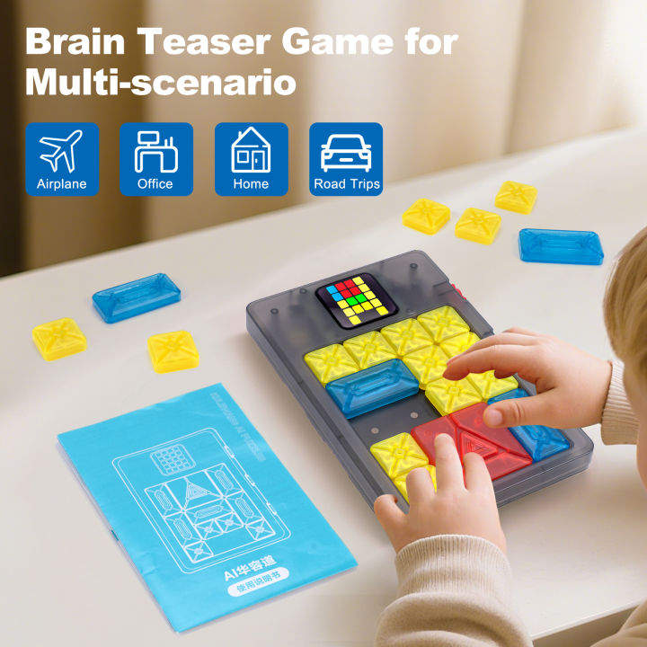 AI%20Huarong%20Road%20Magnetic%20Suction%20Block%20Sliding%20500+%20Levels%20Puzzle%20Toys%20Logical%20Thinking%20Training%20Brain-burning%20Board%20Game%20Toys%20-%20Image%205