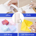 50M Strong Tape Sticker Double Sided Adhesive Tape Ultra-thin White for Home Office Craft Double Sided Tape Sticky Paper.