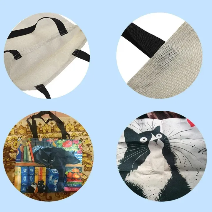 Bookshelf%20Black%20Cat%20Canvas%20Tote%20Bag,%20Large%20Capacity%20Shoulder%20Bag%20For%20Travel%20&%20Work,%20Multi-Purpose%20Reusable%20Grocery%20Shopping%20Bag%20-%20Image%202