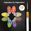 100pcs Mix Fruit Flavor Menthol Capsule Mint Beads Explosion Pops l Filter Brush Balls. 
