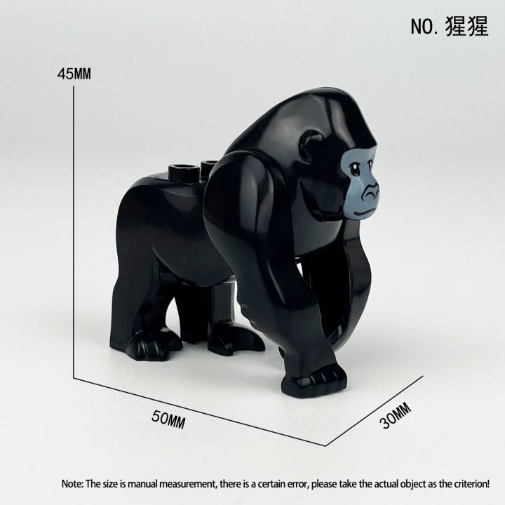 NEW%20Animals%20World%20Scene%20Elephant%20Male%20Elephant%20Camel%20Elk%20Gorilla%20Giraffe%20Horse%20Parts%20Building%20Blocks%20Model%20Sets%20Bricks%20Kids%20Kits%20-%20Image%204