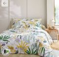 Badsheets full printed soft fabric cotton tiger print and plants. 