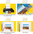 Printable Magnetic Sheets for Inkjet Printer - Printable Magnetic Paper for DIY Crafts,  Room Decorations, Easy to Cut, Non Adhesive for Photo Fridge Magnets, Refrigerator Magnetic Sticker. 