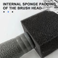 SEAMETAL Plush Car Wheel Hub Brush Anti-Slip Plastic Handle Auto Wheel Tire Rim Brush Cleaning Tool Car Washing Accessories. 