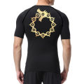 Stylish Graphic Compression Shirts for Men Athletic Quick Dry Tshirts Tees Gym Workout Baselayers Summer Short Sleeve Rash Guard. 