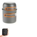 2024 Portable Camping Cookware Set Outdoor Pot Mini Gas Stove Sets Nature Hike Picnic Cooking Set With Foldable Spoon Fork Knife. 
