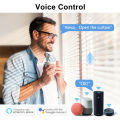 LoraTap Tuya Smart Life WiFi Blinds Curtains Tubular Motors Remote Control Backlight Voice Control by  Assistant Alexa lightify. 