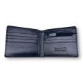 Benedetti 186 women's two fold genuine leather wallet men black purple gray blue green tan cream size 9.5x11 cm. 