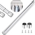 Useful Hanging Rods Extendable Stainless Steel Wardrobe Clothes Rod Adjustable Closet Rail Pole Curtain Telescopic Hanging Rod.