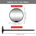 1PC Stroller Mirror - Adjustable 360° Crash Tested And Shatterproof Stroller Mirror with silicone leg- See Baby's Face on Walks.. 