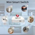Tuya Zigbee 3.0 Smart Light Switch DIY Module Relay Breaker 1/2/3 Gang Smart Life APP Voice Control Alexa  Home AC100-240V lightify. 