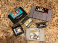 Nintendo gameboy , gameboy color , gameboy advance , Nes , Snes , Sega games / cartidges. 