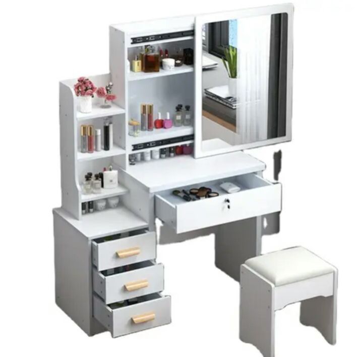 Customized.%20Dressing%20Table%20with%20Mirror%204%20Drawer%20&%201%20Stoll%20-%20Image%202