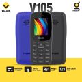Villion V105 - Style Like Nokia 105 - Dual Sim - 1.77 Inch Display - Without Camera - Wireless FM Radio - Magic Sound - Torch Light - Dial Large. 