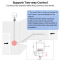 16A Tuya Zigbee Smart Switch Module Support Two-Way Control Smart Life App Remote Control Work With Alexa Google Home. 