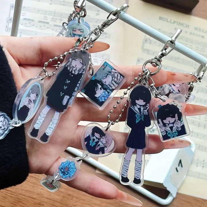 Cartoon%20Pretty%20Girl%20Acrylic%20Keychain%20Phone%20Lanyard%20Kawaii%20Backpack%20Pendant%20Charm%20Key%20Hanging%20Decoration%20Accessories%20-%20Image%203