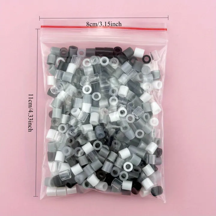 5mm%201000PCS%20Black,%20White,%20Gray,%20Transparent%20Color,%20Complementary%20Color%20Set,%20Hama%20Bead%20Iron%20Fuse%20Bead%20DIY%20Puzzle%20Pixel%20Art%20%20-%20Image%206