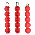 Golf Ball Holder For 5 Balls Silicone Pouch Golf Ball Case Portable Golf Ball Carry Bag With Hook Golf Accessories.