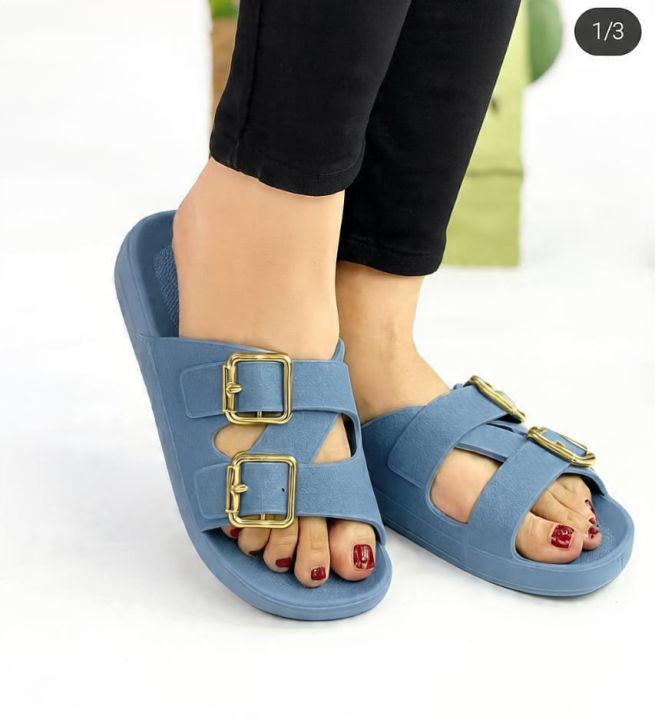 Women%20Medicated%20Double%20Buckle%20House%20Slippers%20lite%20Weight%20and%20Comfortable%20Nylon%20Slippers%20for%20Womens%20-%20Image%206