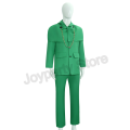 Dr. Victor Doctor Von Downy Subdue Adult Green uniform set Movie Doctor Doom Cosplay Costume mask Halloween Party Outfit.